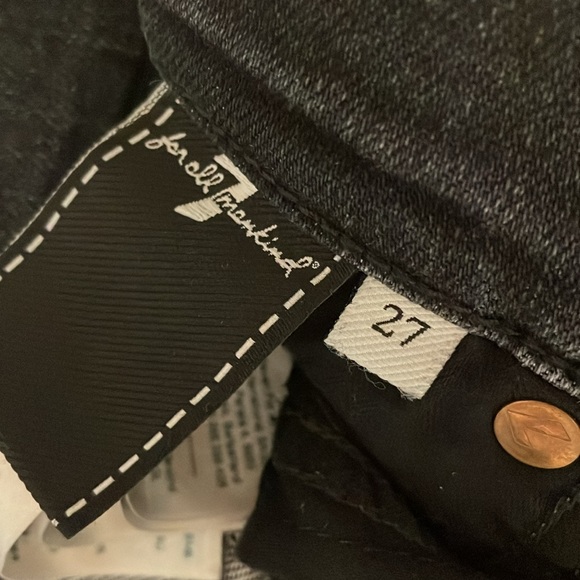 Seven For All Mankind Luxe Vintage Skinny Jean - Washed Black - 27 - Picture 3 of 7